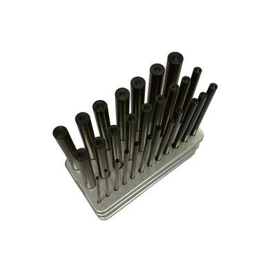 28 Pcs. 3/32 - 1/2'' Transfer Punch By 64th Set Punches Machinist Thread Tool