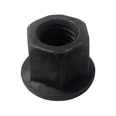 2 Pc Thread Flange Nut 1/2''-13  Steel Hex Threading Black Oxide Finish