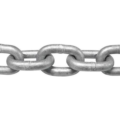 1/4" x 100 Ft Grade 30, Hot Dip Galvanized Steel Proof Coil Chain