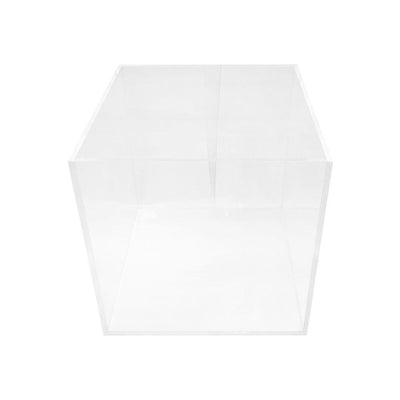 10'' x 10'' x 10''  Lucite Clear Acrylic 5 Sided Cube Bin Retail Display