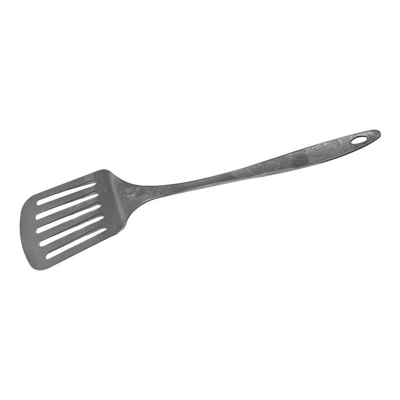 12-3/4" Slotted Spatula stainless steel, Wide Metal with Hollow Long Handle Utensils