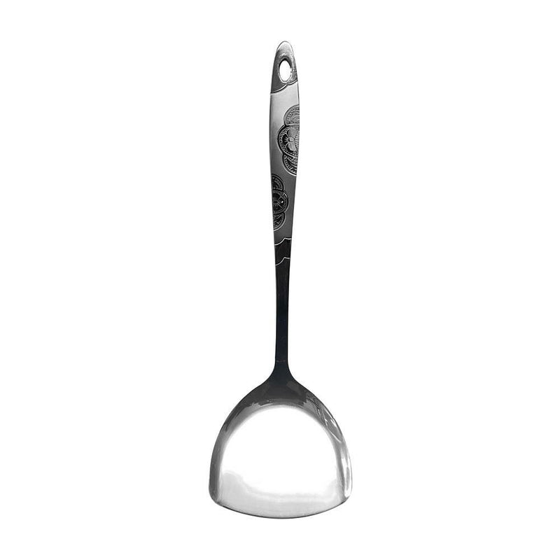 12-3/4" Spatula stainless steel, Wide Metal with Hollow Long Handle Utensils