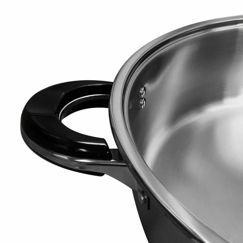 16 Qt Low Pot Cookware High Quality Stainless Steel Pots Pan Cooking Supplies