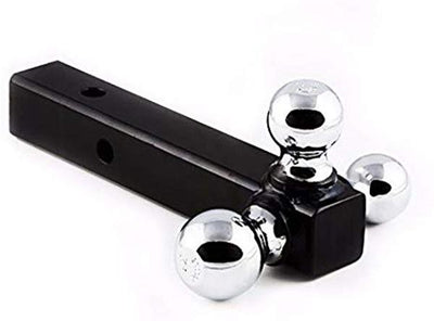Triple Trailer Hitch Ball Mount, Tri-ball Trailer Hitch Ball Mount, Capacity up to 6000 lbs