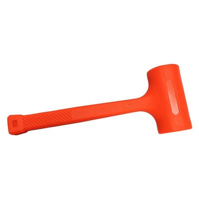 3 Lbs Dead Blow Rubber Mallet 2-1/2'' x 2-1/4'' Face Hammer Non-Marring And Non-Sparking Soft Face