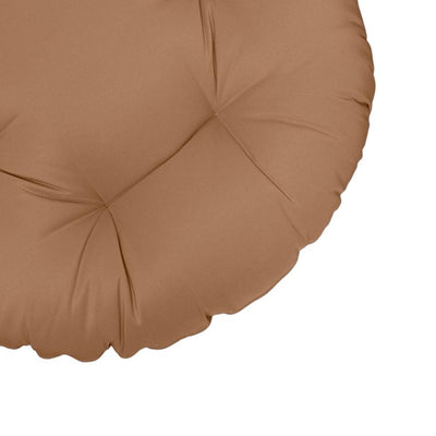48" x 6" Round Papasan Ottoman Cushion 12 Lbs Fiberfill Polyester Replacement Pillow Floor Seat Swing Chair Outdoor/Indoor AD104