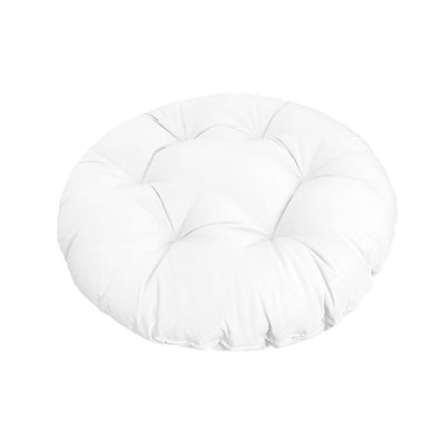 48" x 6" Round Papasan Ottoman Cushion 12 Lbs Fiberfill Polyester Replacement Pillow Floor Seat Swing Chair Outdoor/Indoor AD106
