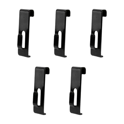 5 PCS Gridwall Utility Hook Grid wall Panel Display Picture Notch Black