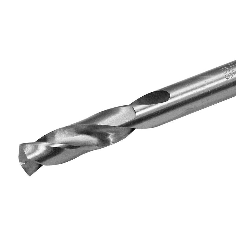 6 PC 11.2 mm Twist Straight Shank Flute Screw Machine Standard HSS Drill Bit For Metal Drilling
