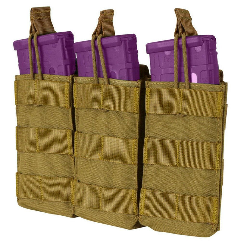COYOTE MOLLE PALS Modular Tactical Open Top Triple Magazine Mag Pouch