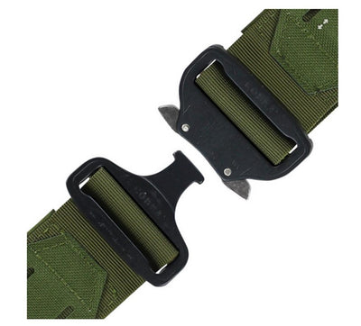 Large Molle Tactical LCS Cobra Gun Belt HD Pals Nylon Padded 2 Belt System - OD Green