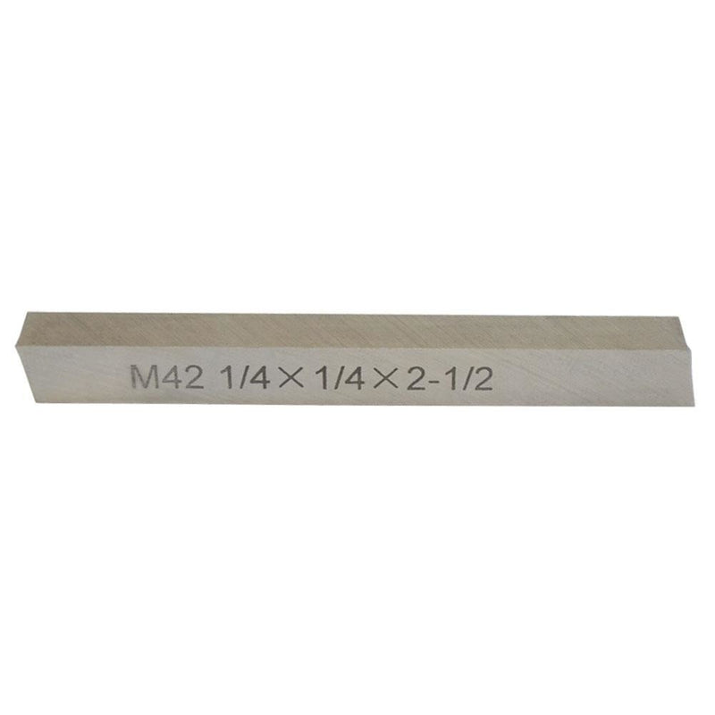M42 Cobalt Steel Square Lathe Tool Bits Milling Machine Fly Cutter 1/4" x 1/4" x 2-1/2"