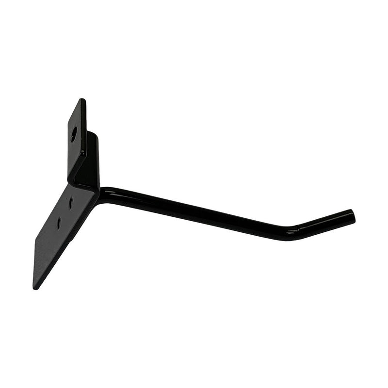 4" Slatwall Hooks, Black, Hanger Display,Display Panel Hooks Wire Metal 2Pc Set