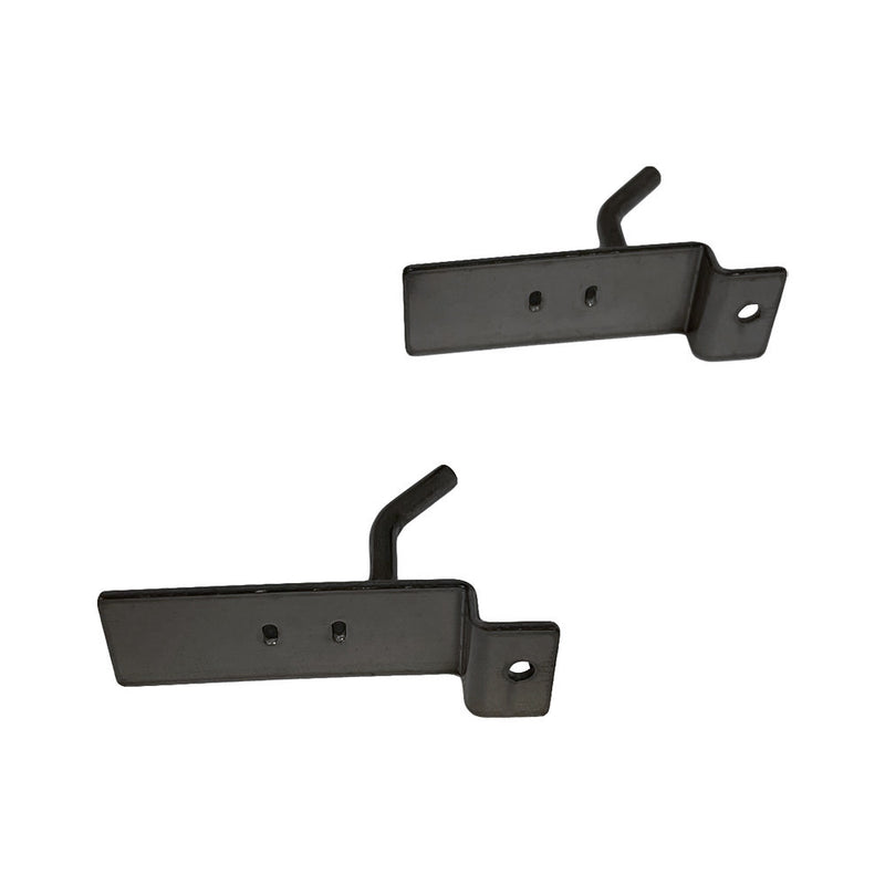 1" Slatwall Hooks, Raw Steel, Hanger Display, Panel Hooks Wire Metal 50 Pc Set