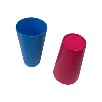 Set of 4 Pcs Plastic Pizza Drinking Cup Outdoor Camping Picnic Party Cups, 20 oz