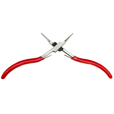 Round Nose 5-1/2'' Double Spring Beading Plier Headpin Curling Bending 5 Pc