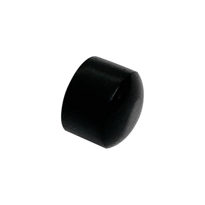 Black Oxide Stainless Steel Round Cap For Jam Nut (RIGHT), UNC 1/4" - 20
