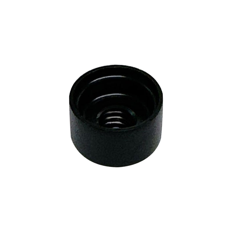 UNC 1/4" - 20 Black Oxide Stainless Steel Round Cap For Jam Nut (RIGHT) , 10 Pc