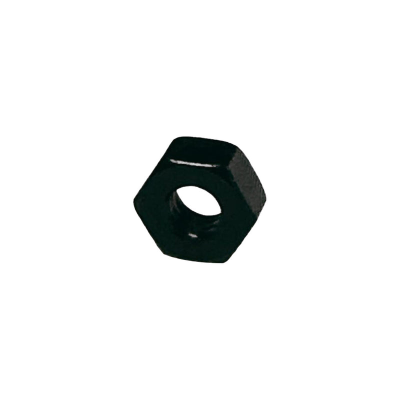 Stainless Steel Black Oxide Hex Nut, Right Hand UNC Standard 1/4"-20 Hex Nut