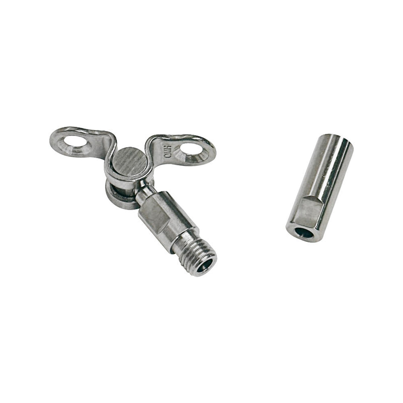 Marine Boat Stainless Steel Swageless Deck Toggle For 1/8", 3/16" Cable Wire Railing