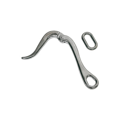 4" Marine Pelican Hook Quick Release Hook 316 Stainless Steel for Lifeboat