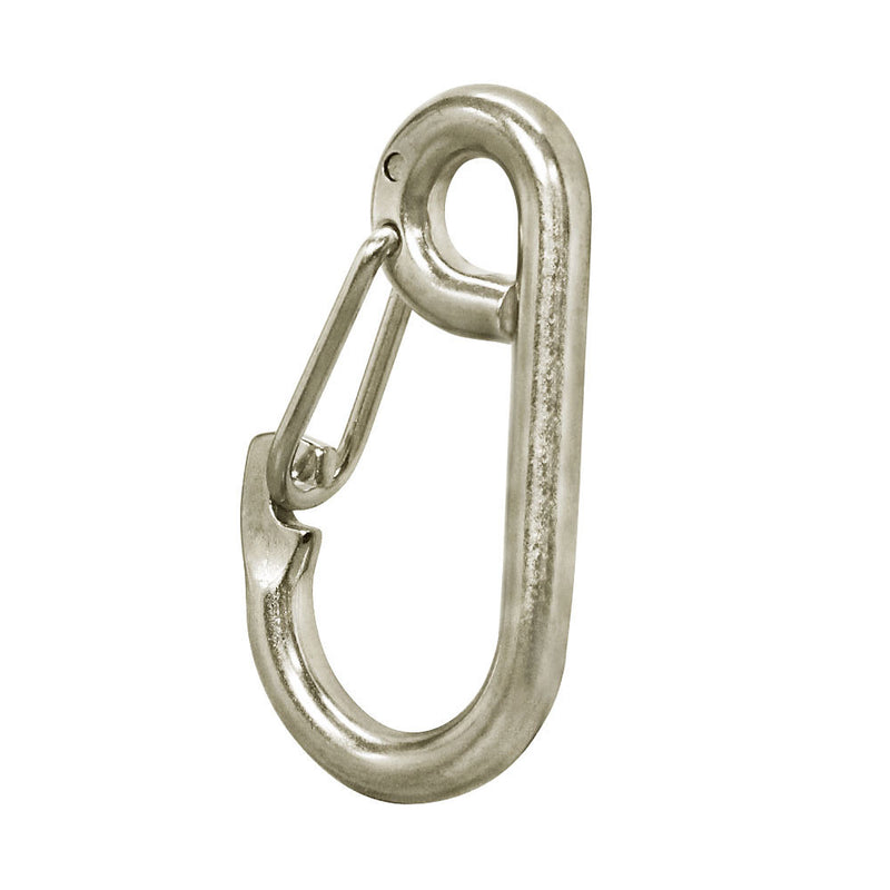 Stainless Steel Gate Spring Snap Hook Lobster Claw Carabiner Marine Clip Boat 1/4", 5/16"