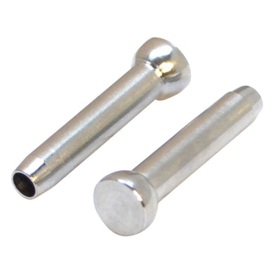 10 Pcs Set 1/4, 1/8", 3/16" Cable Railing Swage Stemball Fittings T316 Stainless Steel For Wood Post
