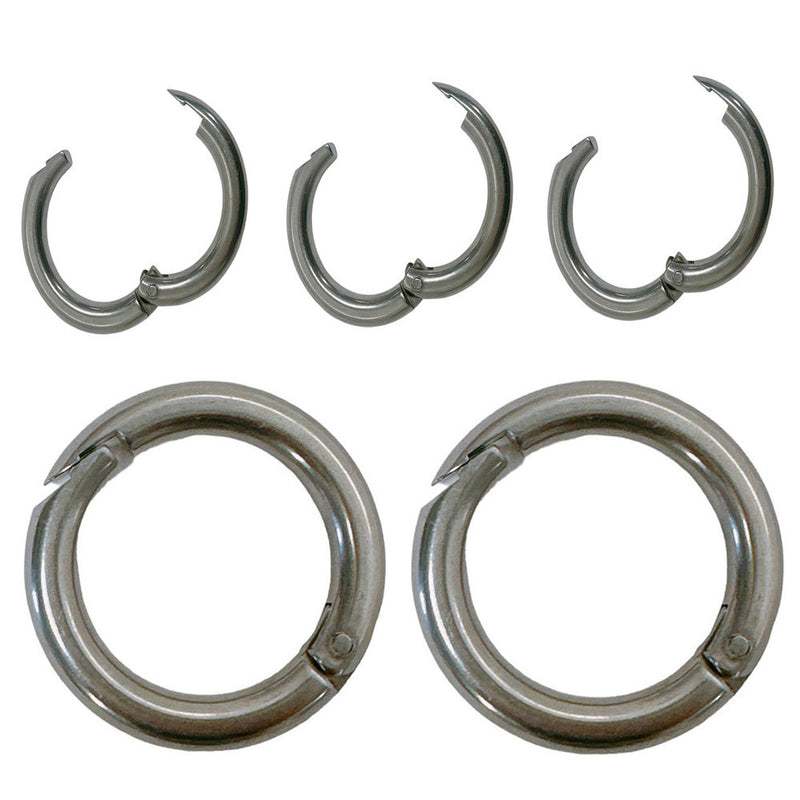 Stainless Steel T316 Round Ring Catch SS O-Ring Yacht Sailing Marine Grade