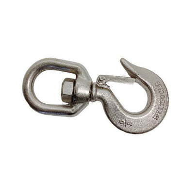 Drop Forged Swivel Hook Lifting Hook Swivel Eye Hook WLL Stainless Steel T316