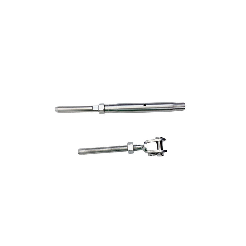 Marine Cable Jaw And Swage Stud Thread Turnbuckle Stainless Steel T316