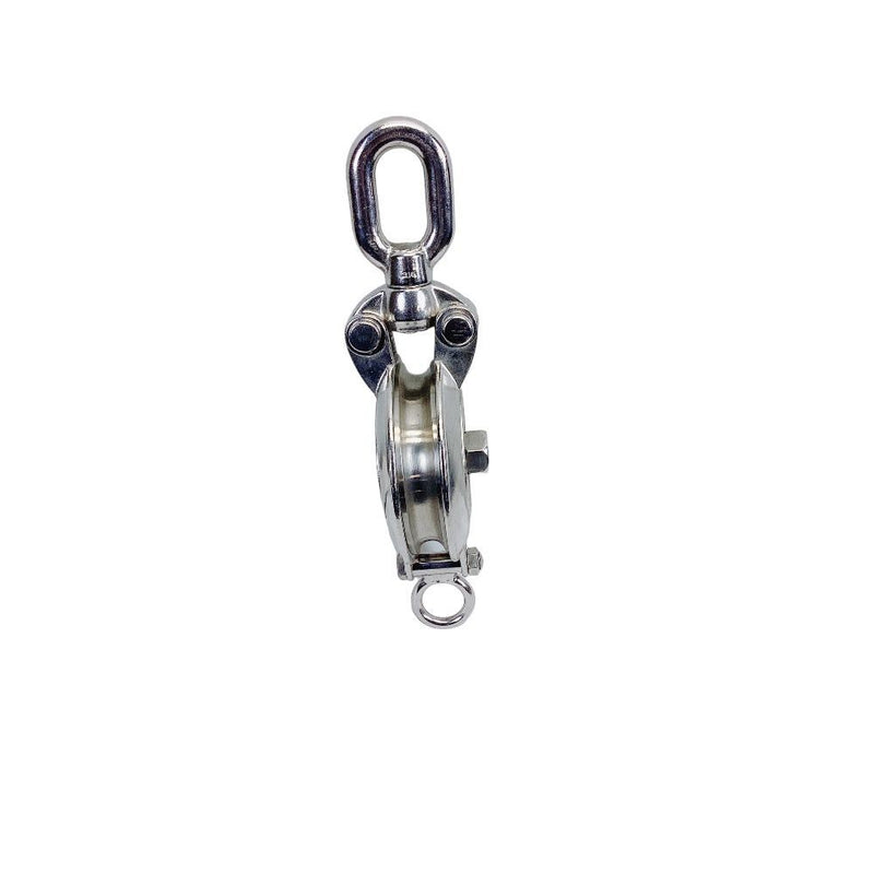 Heavy Duty Stainless Steel T316 Sheave Swivel Block Hoist Lift Used For Rope Wire
