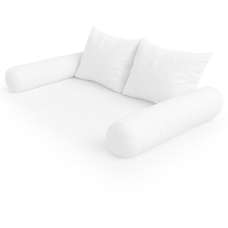 QUEEN SIZE Bolster & Back Rest Pillow Cushion Polyester Fiberfill "INSERT ONLY" - Model-4