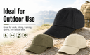 Tactical Team Cap Military Swat Operator Hat Adjustable Back Strap - TAN