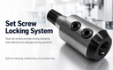7/8" End Mill Adapter Holder Bridgeport R8 Shank Adaptor Milling Machine