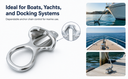 T316 Stainless Steel Anchor Chain Lock – Marine Boat Chain Stopper for 6–8mm Rope or Chain, Corrosion Resistant
