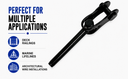 Black Oxide T316 Stainless Steel Hand Swage Toggle Jaw For 1/8" Cable Wire