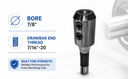 7/8" End Mill Adapter Holder Bridgeport R8 Shank Adaptor Milling Machine