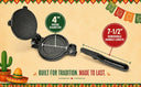 4" Heavy Duty Cast Iron Sopes Press Roti Gordita Maker, Tortillera Pataconera