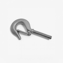 Marine 1/2" Threaded Shank Hook Drop Forged Hook 1,000 Lb WLL Stainless Steel