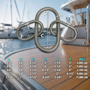 Drop Forged T316 Stainless Steel Master Link for 2 Leg Chain Sling, Marine Grade Lifting Rigging Connector Link