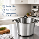Stainless Steel Sauce Pan with Tempered Glass Lid – Durable, Rust-Proof Cookware