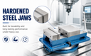 6'' Accu Lock Precision Vise w/ Swivel Base Milling Drilling Machine Bench Clamp