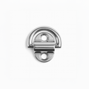 Stainless Steel 316 Folding Pad Eye D Ring Tie Down 3/16" Marine Grade