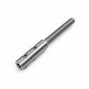 Marine Deck T316 Stainless Steel Set Screw Threaded Stud for 1/8" 3/16" 1/4" Cable Wire, Railing - PACK 4