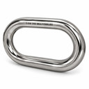 T316 Stainless Steel Welded Formed Master Link for Marine Boat Rigging, Heavy Duty Chain Connector for Lifting, Anchoring, Mooring, and Hardware Use