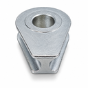 Marine T316 Stainless Steel Solid Wire Rope Thimble, Precision Cast Solid Thimble for Cable, Rigging, Boat, and Dock Hardware