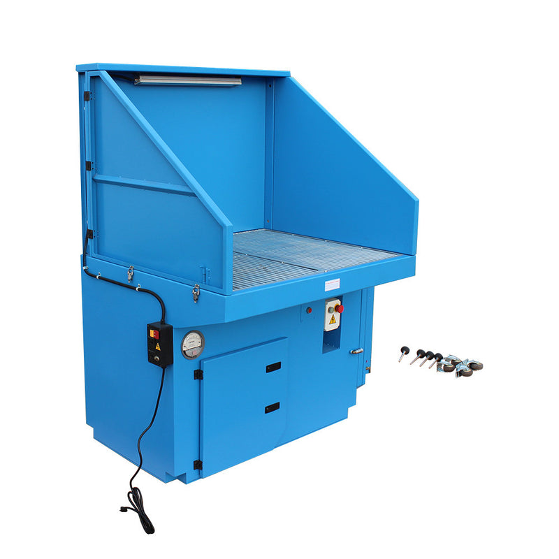 Metal Working Downdraft Table 46" x 38" Filter Dust Collector, 1540 lb Load Cap.
