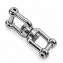 T316 Stainless Steel Jaw Jaw Swivel Anchor Connector with Flush Pin, Marine Boat Anchor Chain Connector - PACK 4