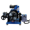 Electric rotary welding positioner with 8-inch chuck and precision speed control panel.
