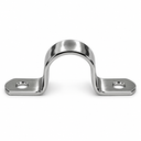 Marine Grade T316 Stainless Steel 2 Hole Eye Strap, Boat Rigging Hardware for Rope, Cable, Tie Down, - PACK 4